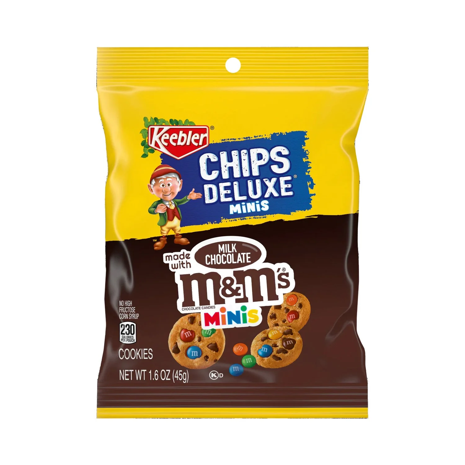 Of je nu een zoete snack wilt voor bij de koffie, een snack voor onderweg, of gewoon een heerlijk tussendoortje, Keebler M&M Mini Cookies zijn de perfecte keuze.