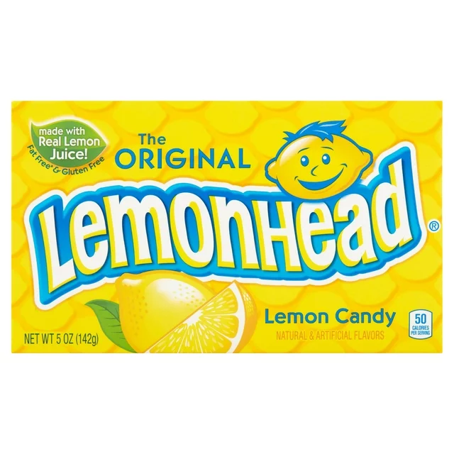 Deze Lemonheads combineren de zure smaak van citroen met een zoete suikercoating, waardoor een verfrissende smaak ontstaat.