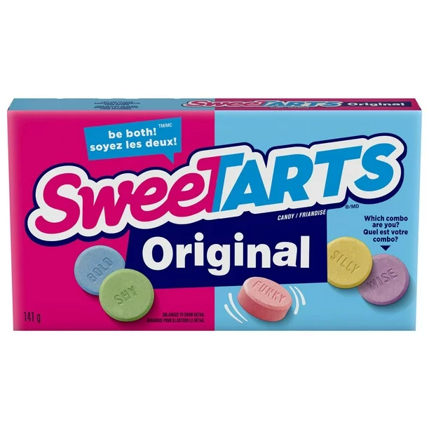 Deze snoepjes hebben een fruitige smaak en ze hebben op ieder snoepje een woord staan. Dit maakt de Sweetarts niet alleen lekker, maar ook super leuk! Probeer zelf maar!